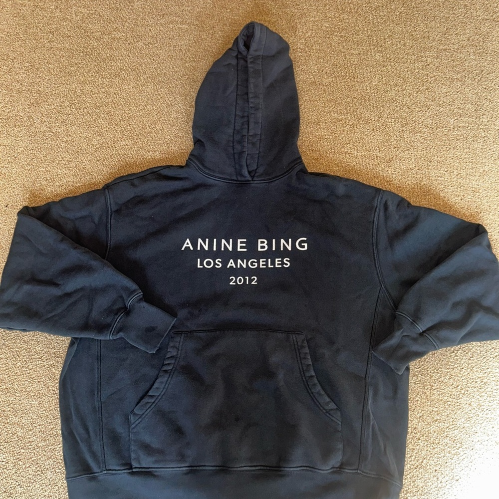 Anine Bing Charcoal Hoodie